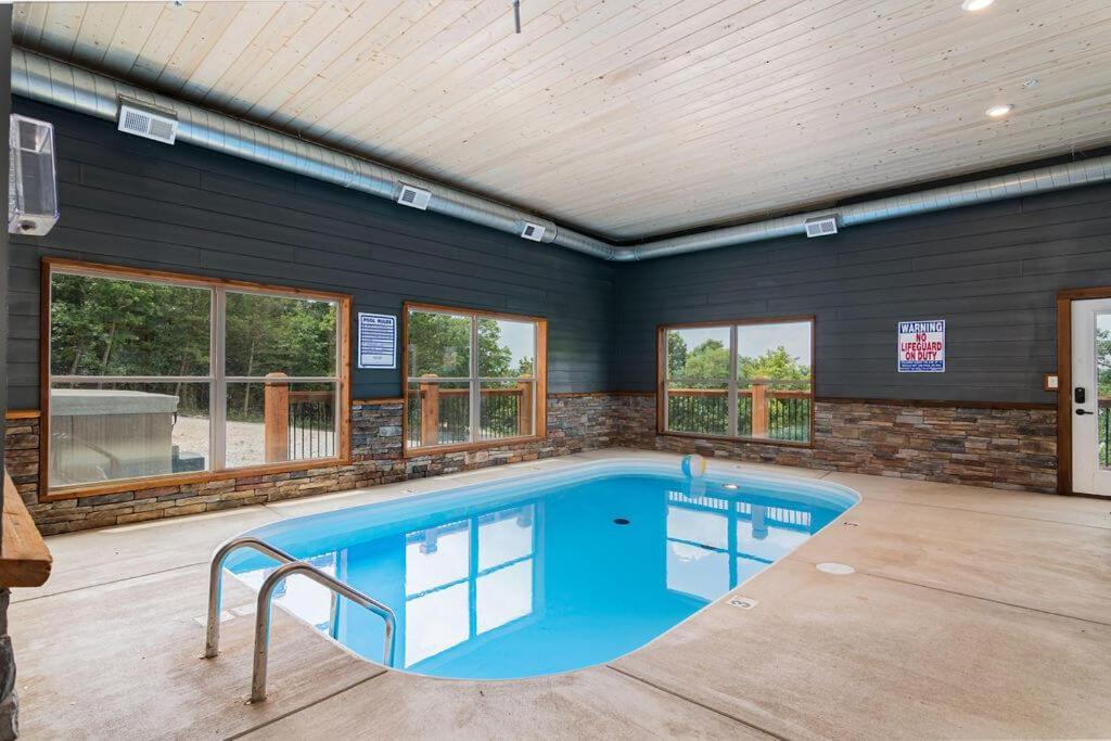 Staycation Lodge with Indoor Pool and Basketball Court